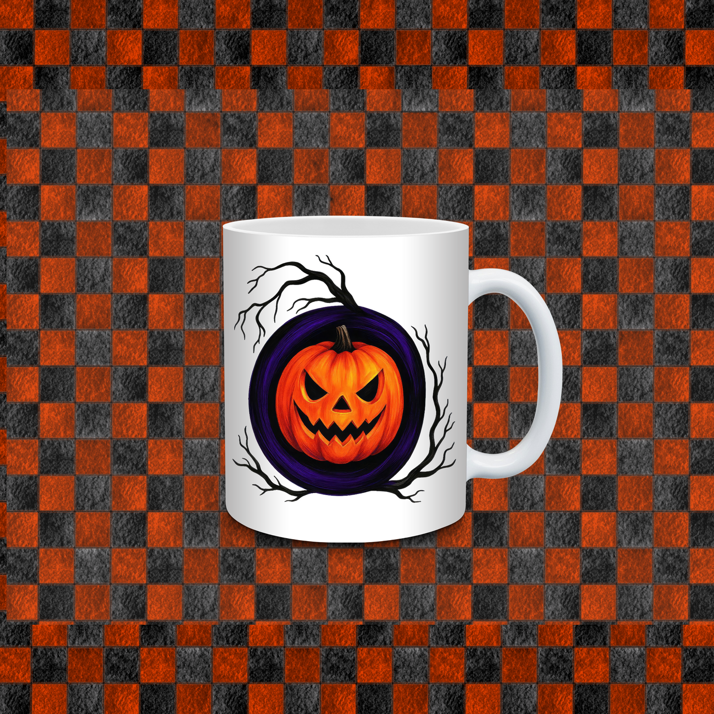 HALLOWEEN ALPHEBET COFFE CUP