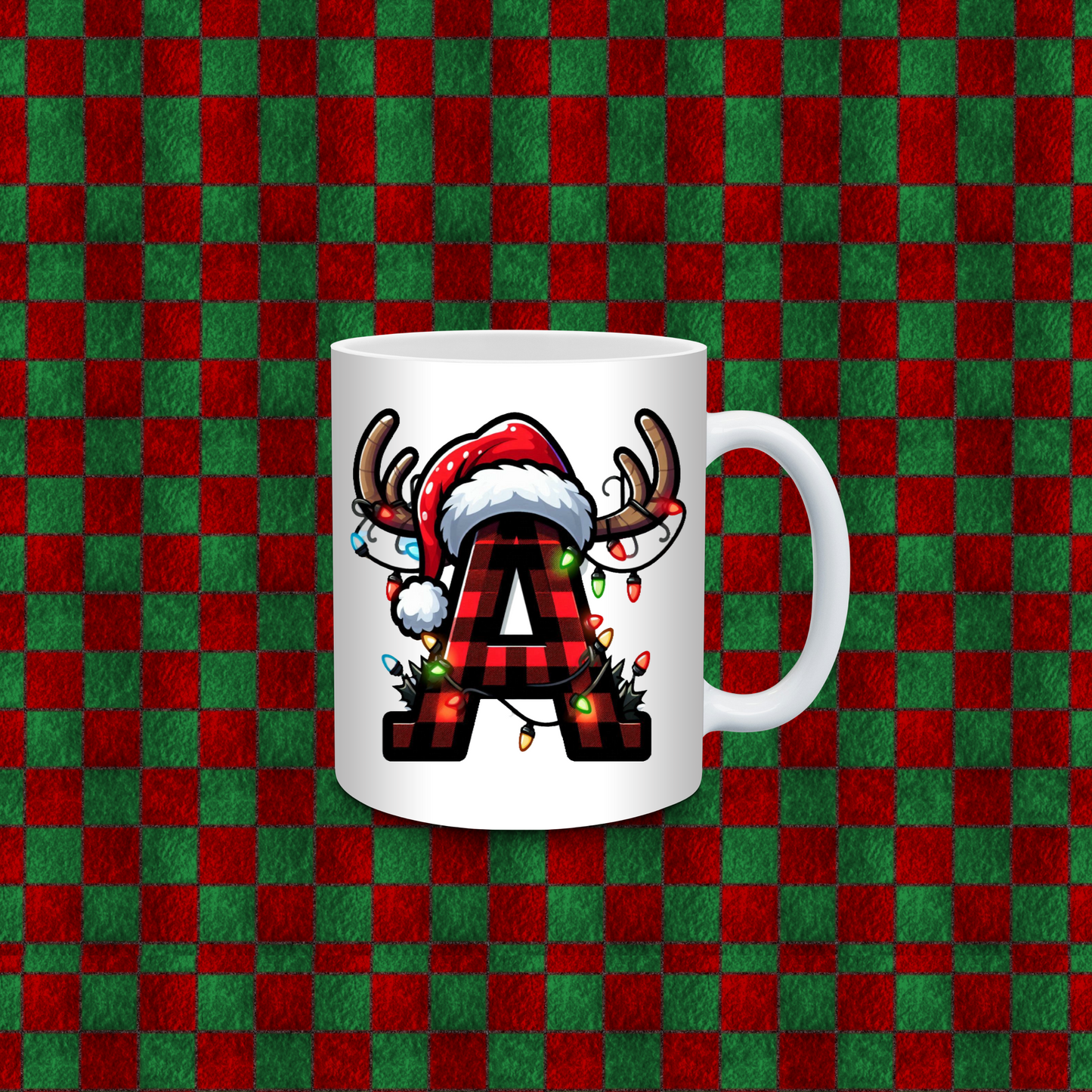 CHRISTMAS ALPHEBET COFFEE CUP
