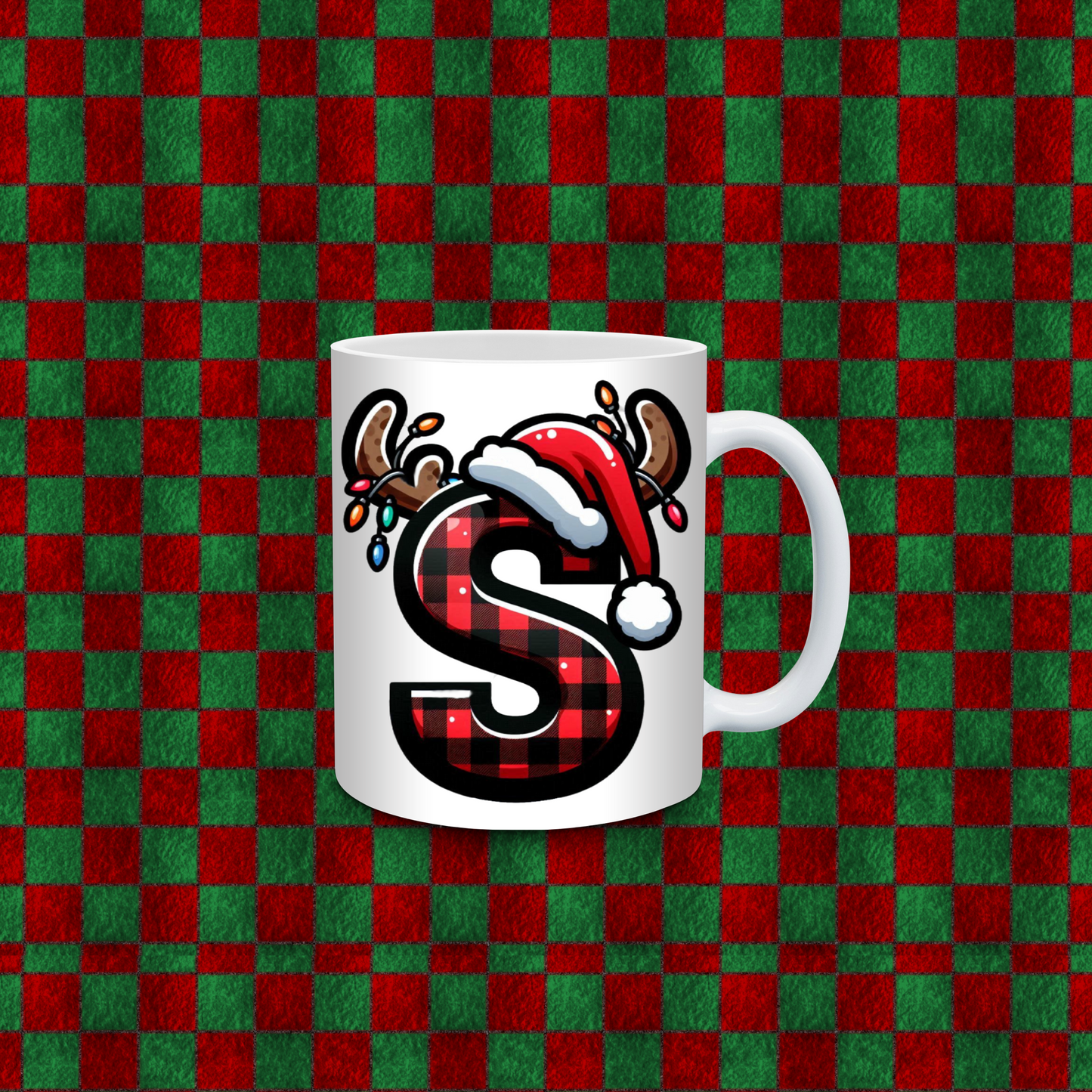 CHRISTMAS ALPHEBET COFFEE CUP