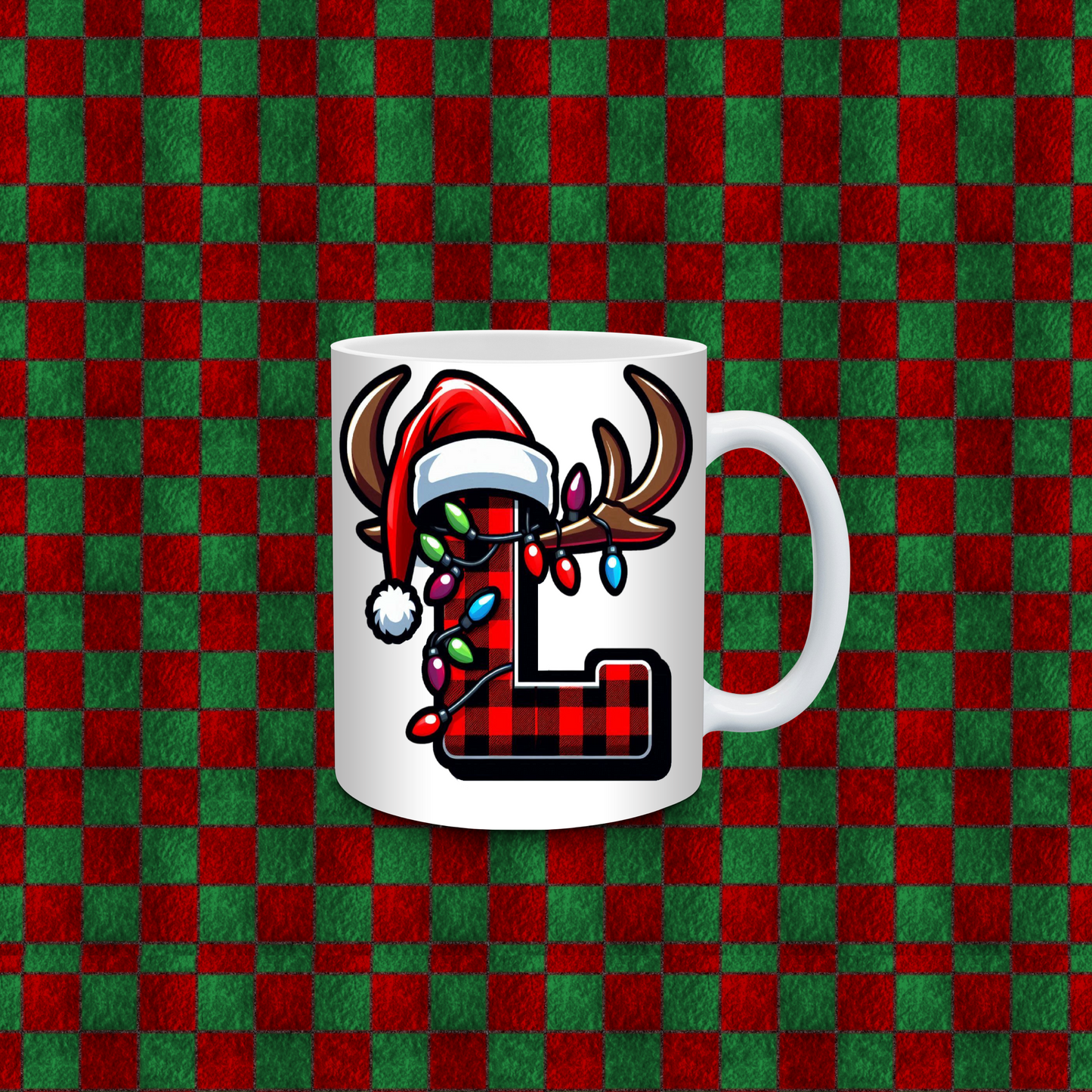 CHRISTMAS ALPHEBET COFFEE CUP
