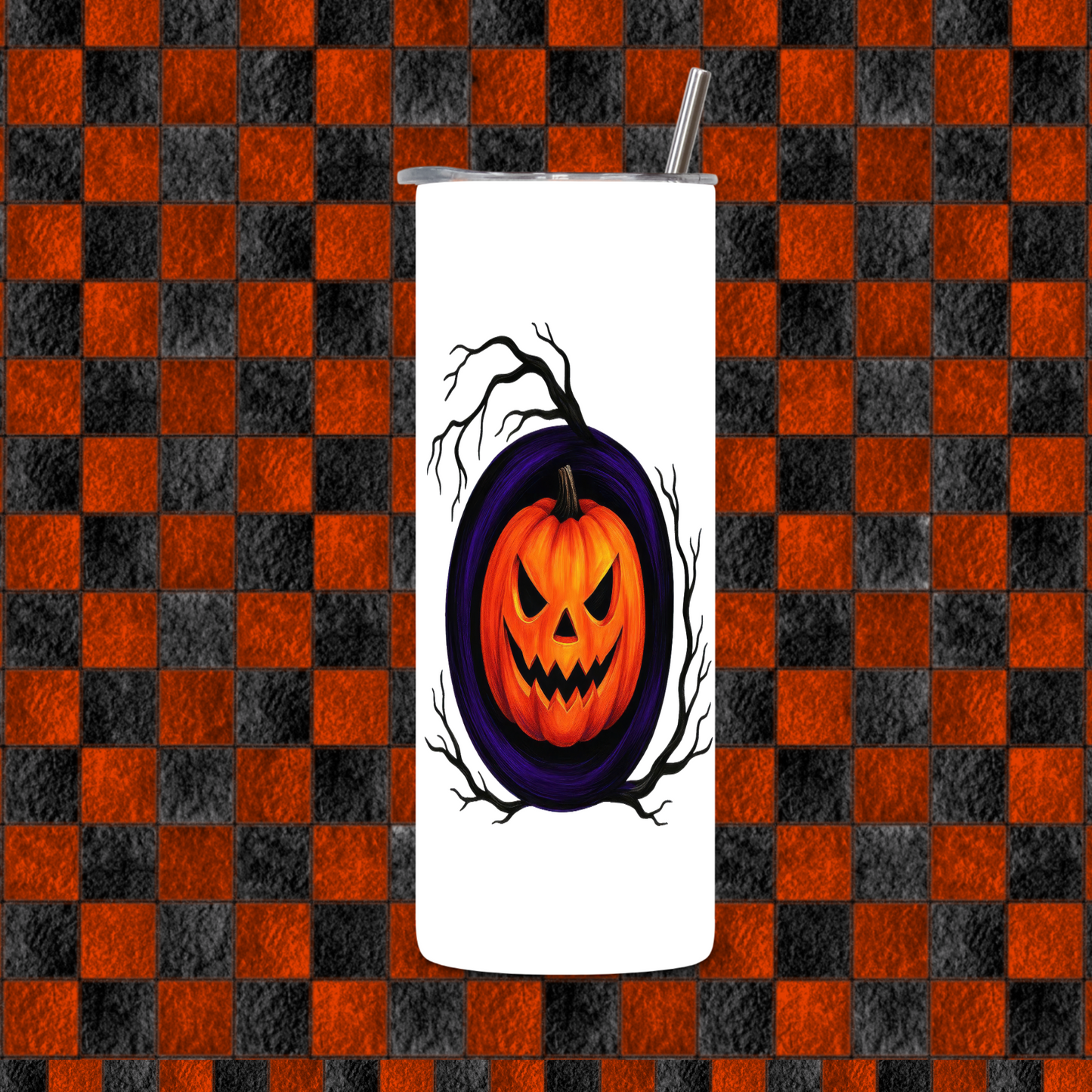 HALLOWEEN ALPHEBET TUMBLER
