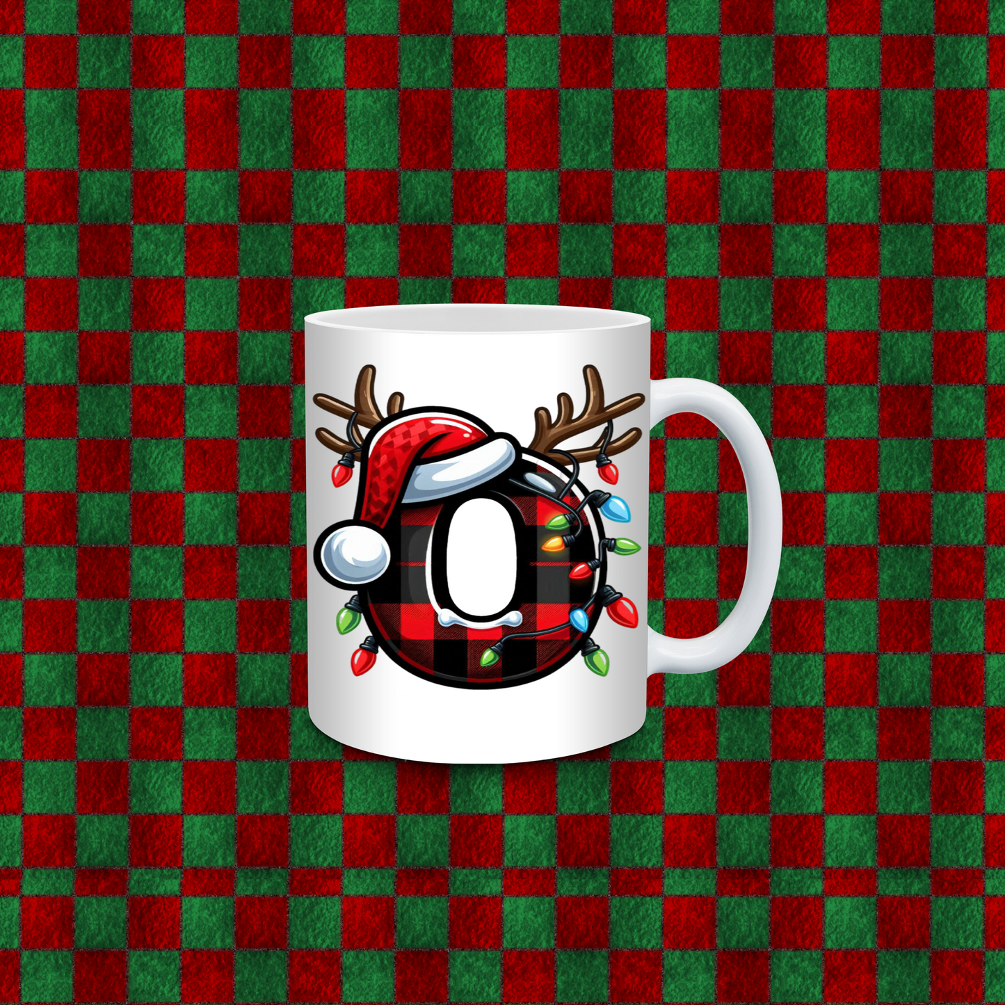 CHRISTMAS ALPHEBET COFFEE CUP