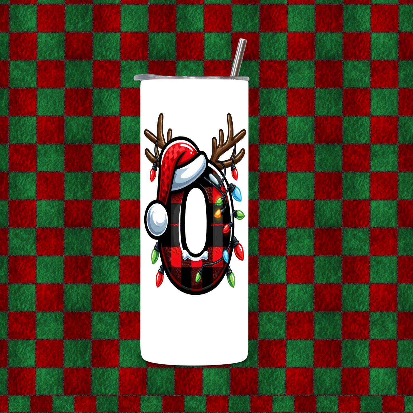 CHRISTMAS ALPHEBET TUMBLER