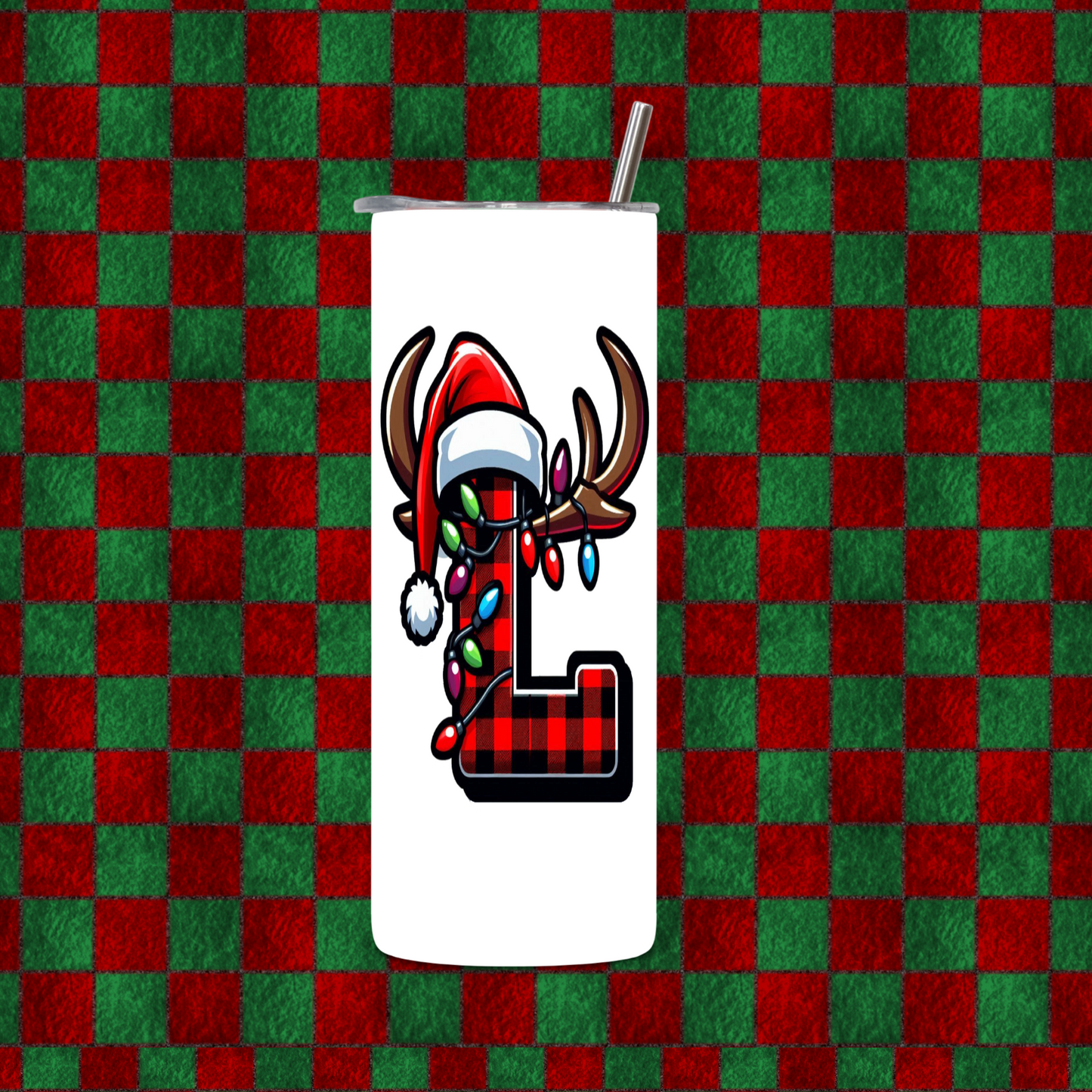 CHRISTMAS ALPHEBET TUMBLER