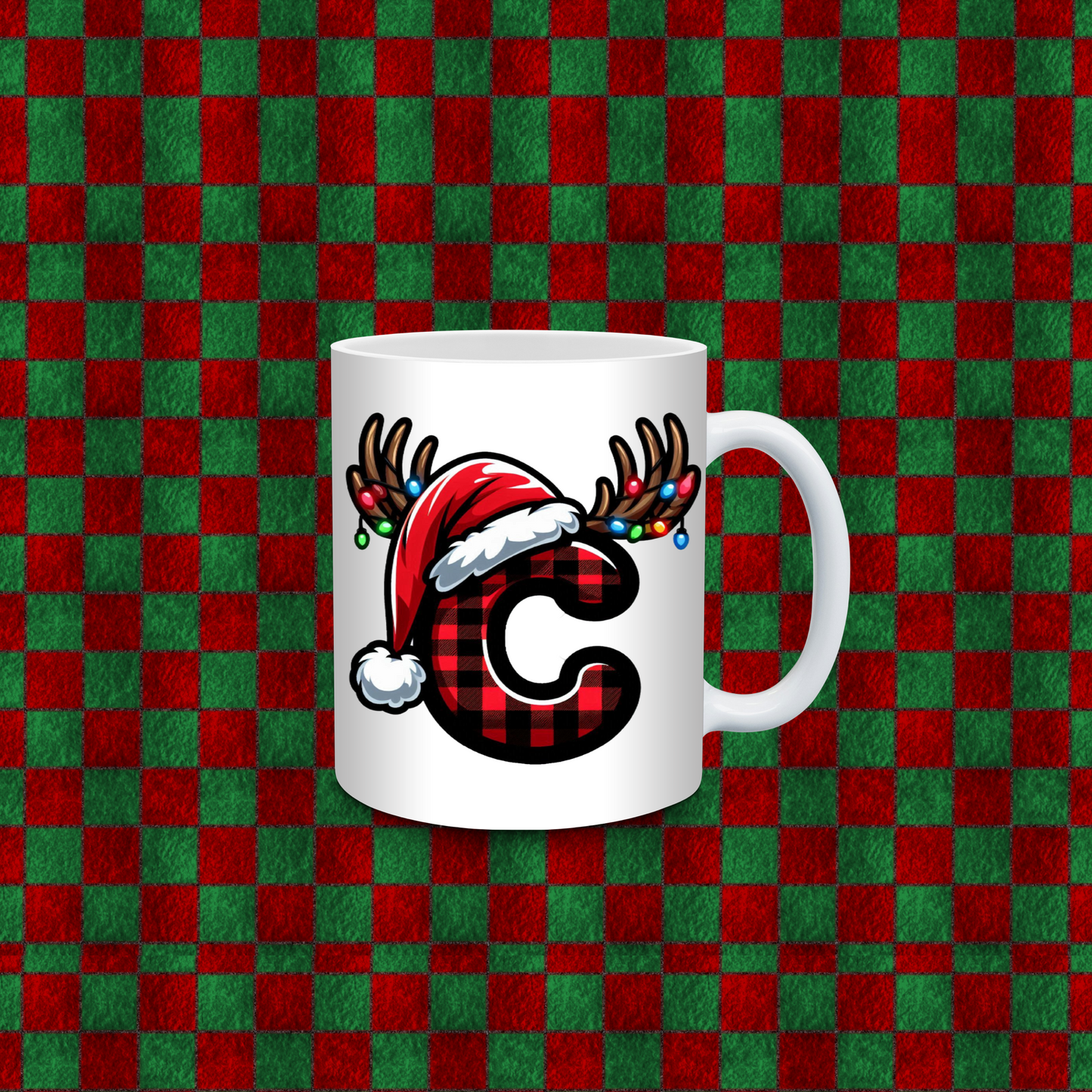 CHRISTMAS ALPHEBET COFFEE CUP