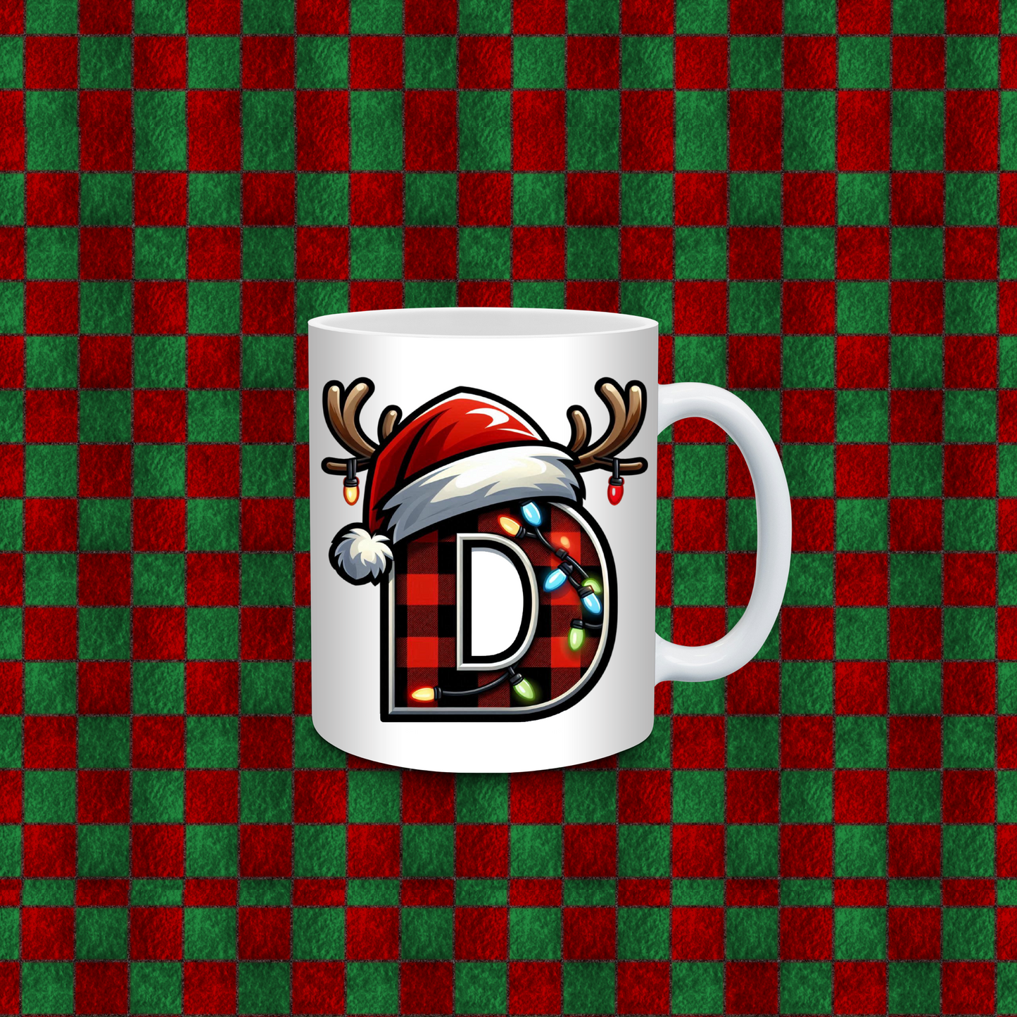 CHRISTMAS ALPHEBET COFFEE CUP