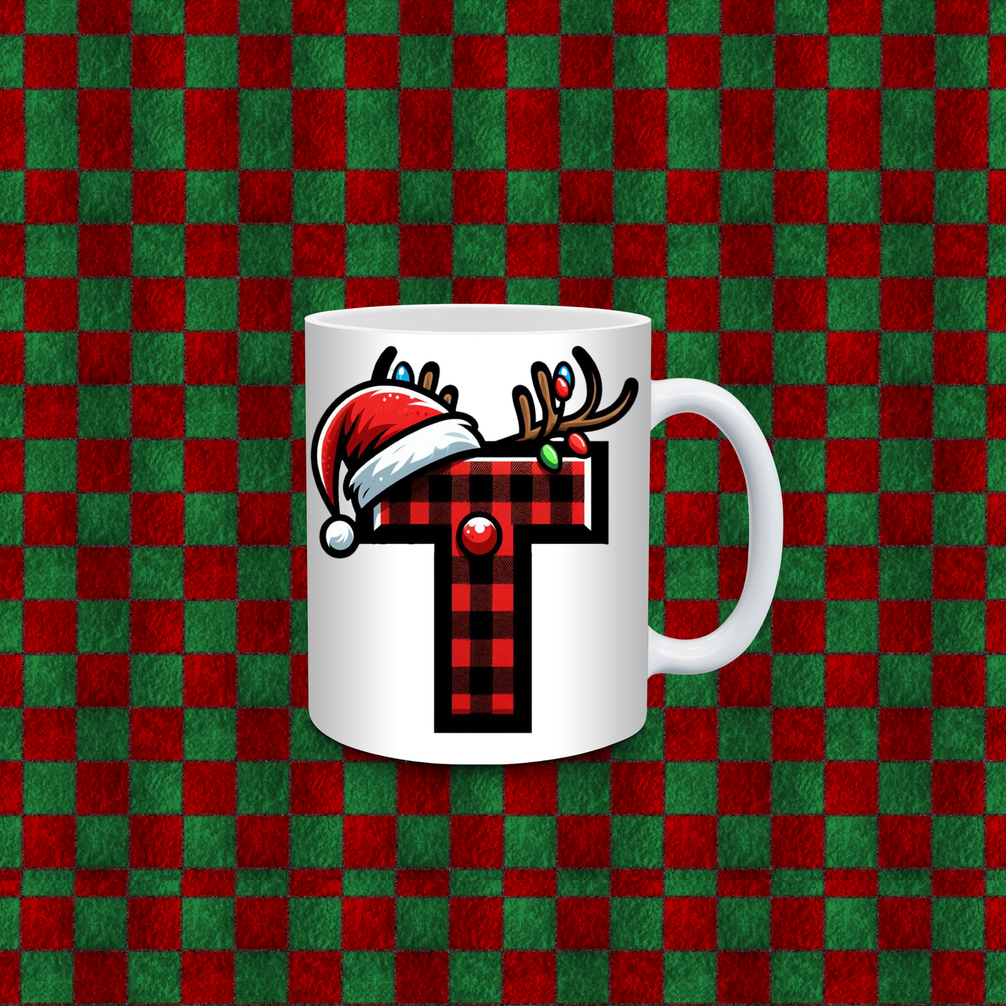CHRISTMAS ALPHEBET COFFEE CUP