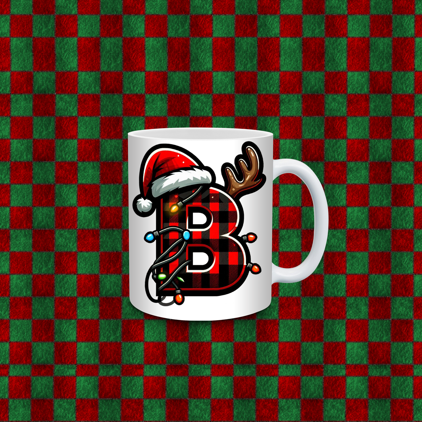 CHRISTMAS ALPHEBET COFFEE CUP