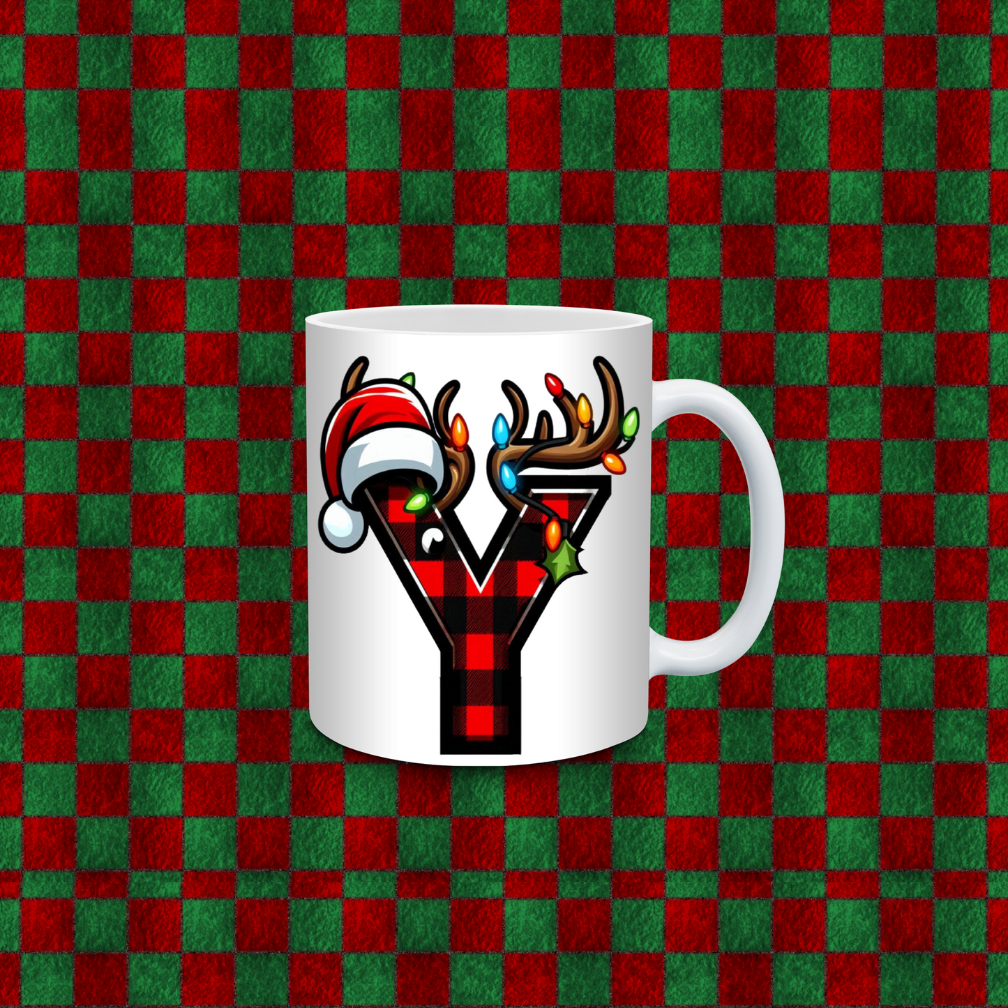 CHRISTMAS ALPHEBET COFFEE CUP