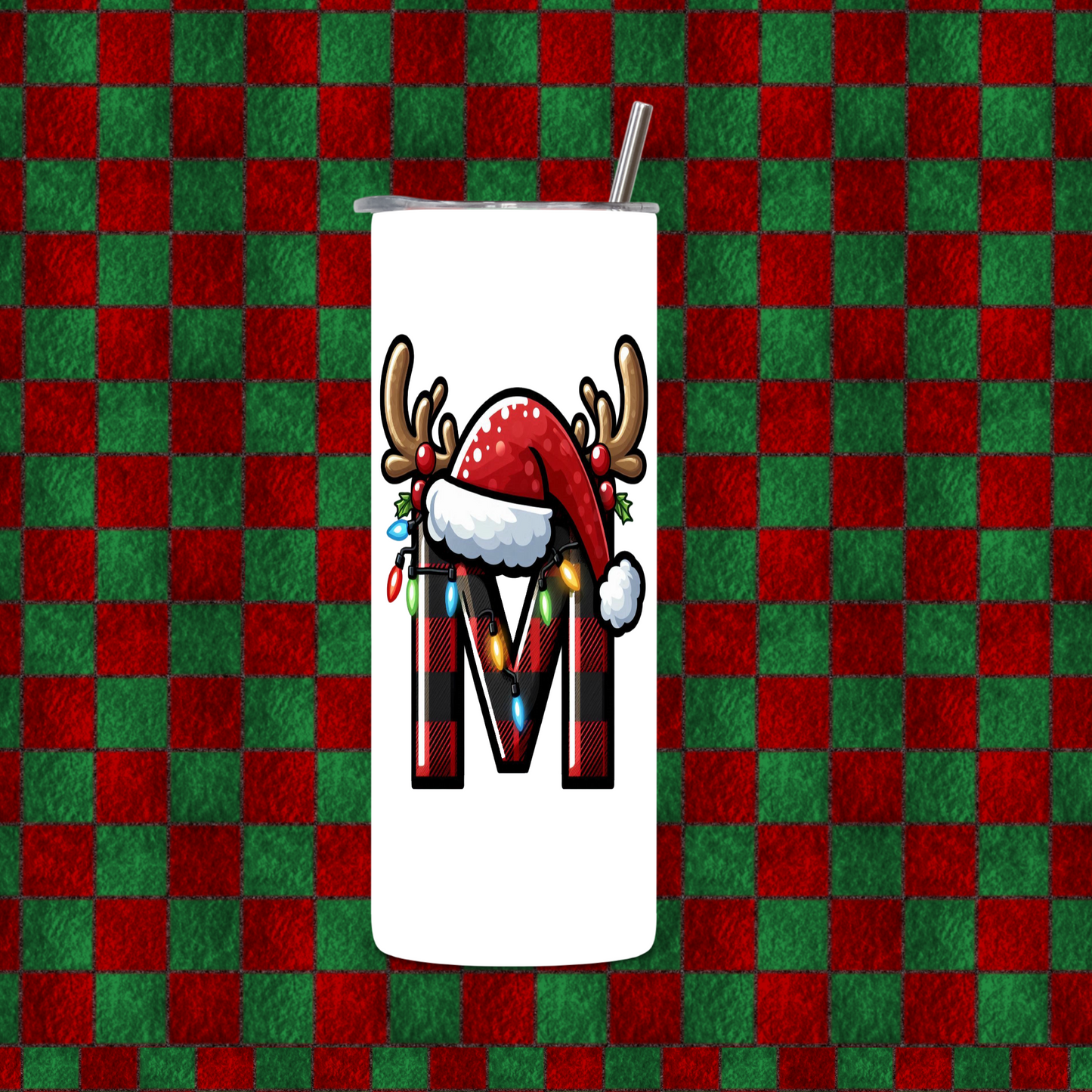 CHRISTMAS ALPHEBET TUMBLER
