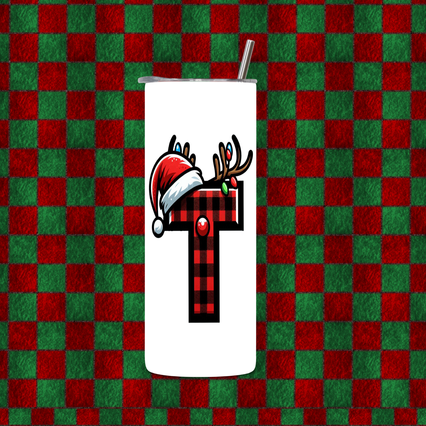 CHRISTMAS ALPHEBET TUMBLER