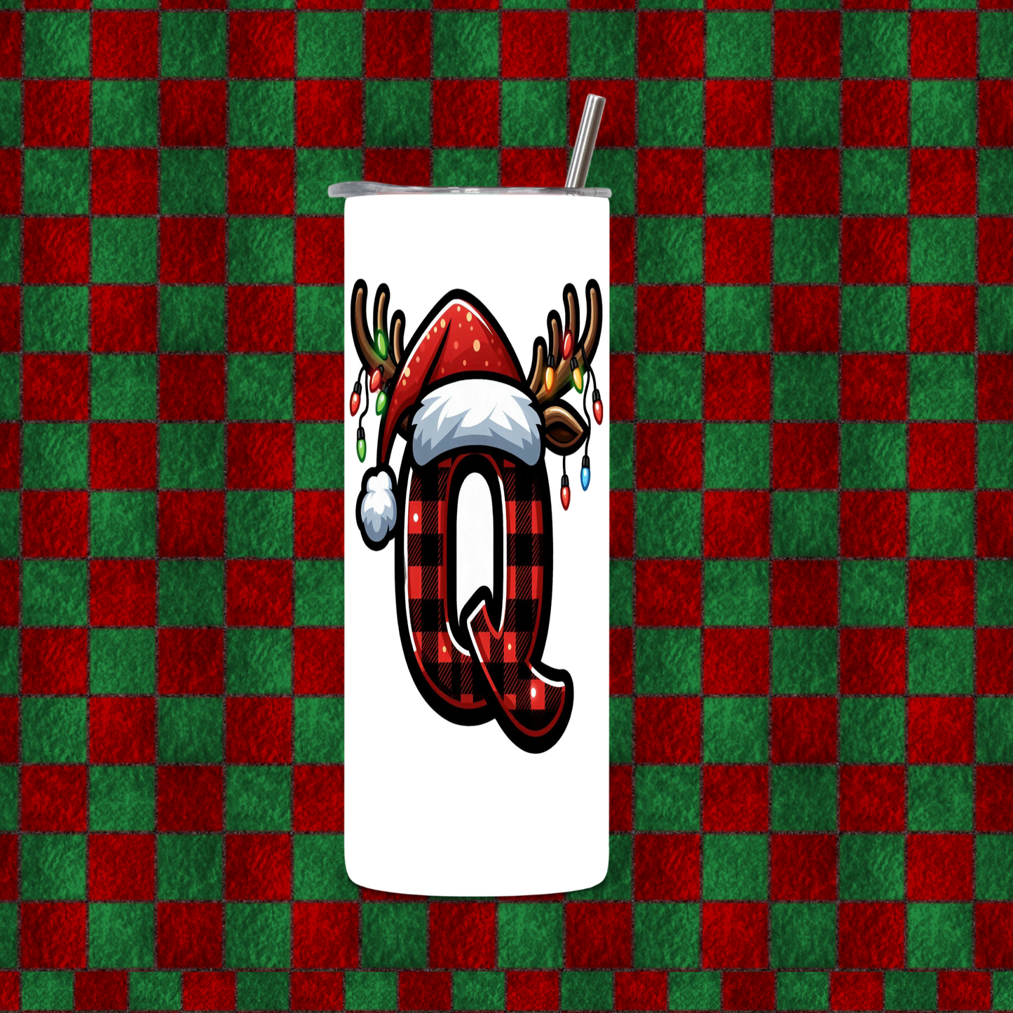 CHRISTMAS ALPHEBET TUMBLER
