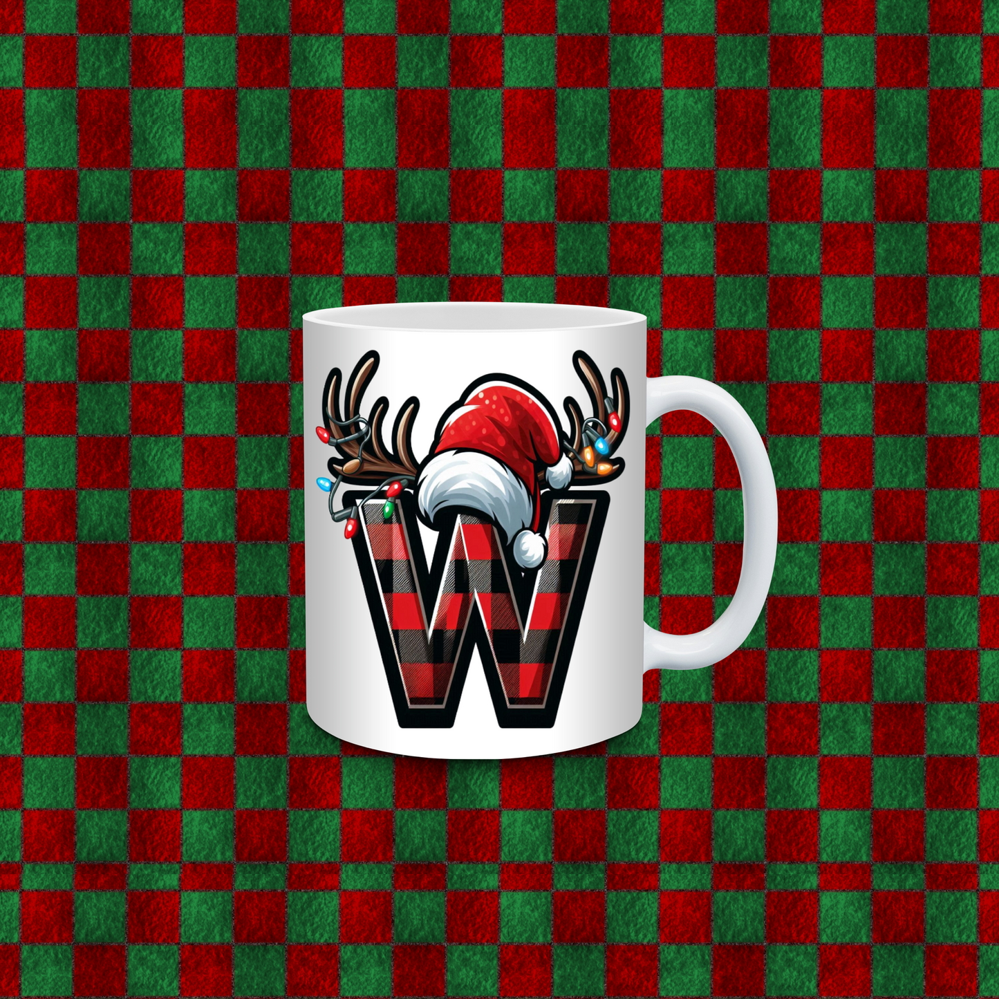 CHRISTMAS ALPHEBET COFFEE CUP