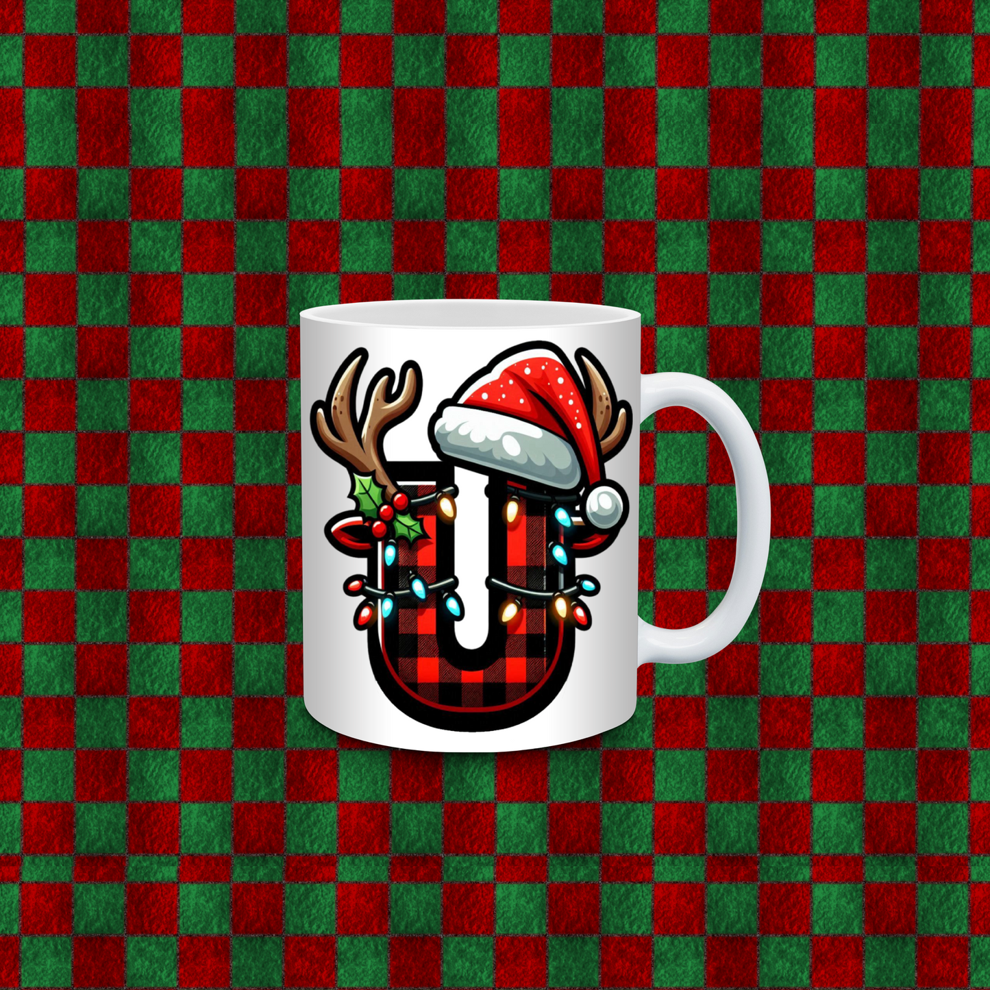 CHRISTMAS ALPHEBET COFFEE CUP