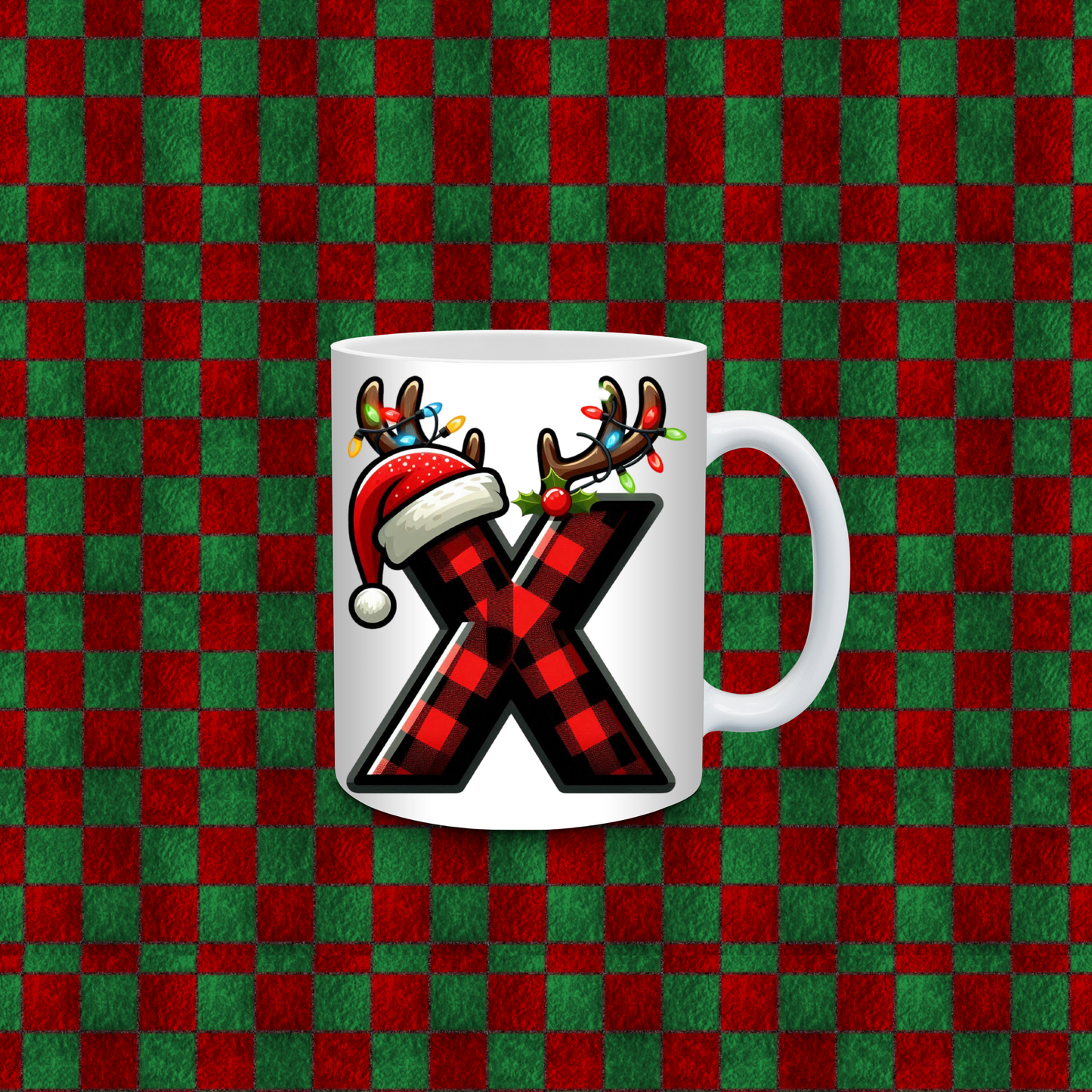 CHRISTMAS ALPHEBET COFFEE CUP