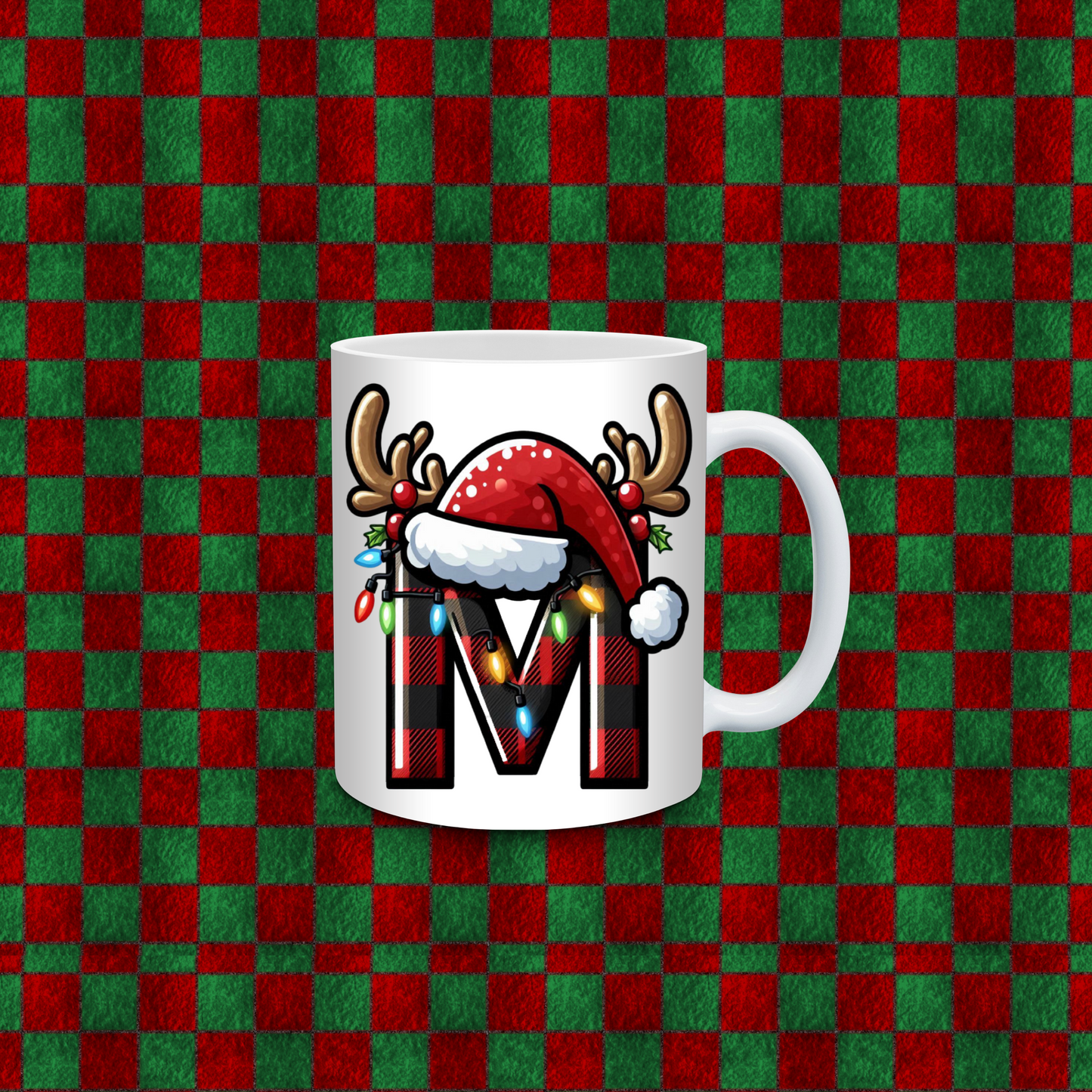 CHRISTMAS ALPHEBET COFFEE CUP
