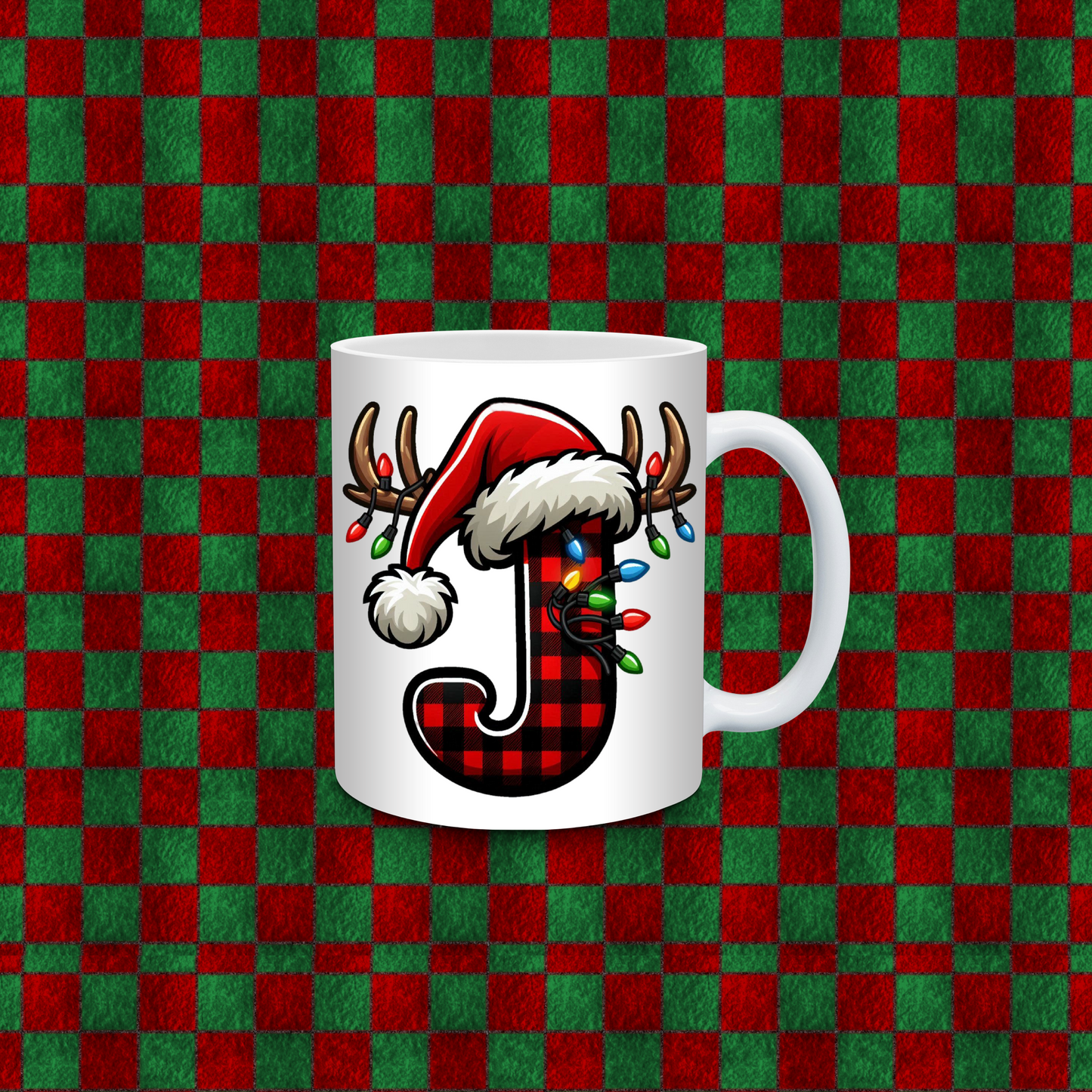 CHRISTMAS ALPHEBET COFFEE CUP