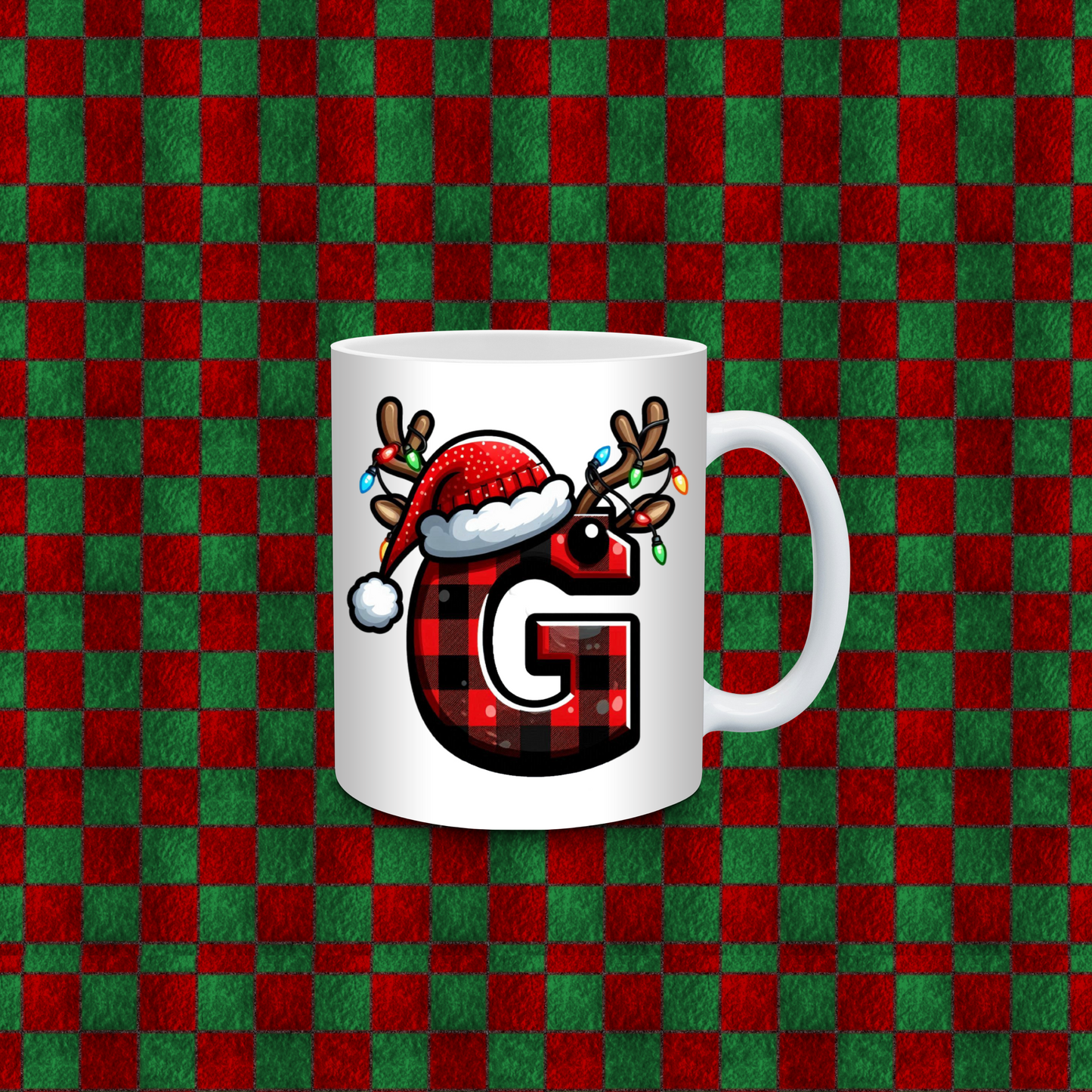 CHRISTMAS ALPHEBET COFFEE CUP