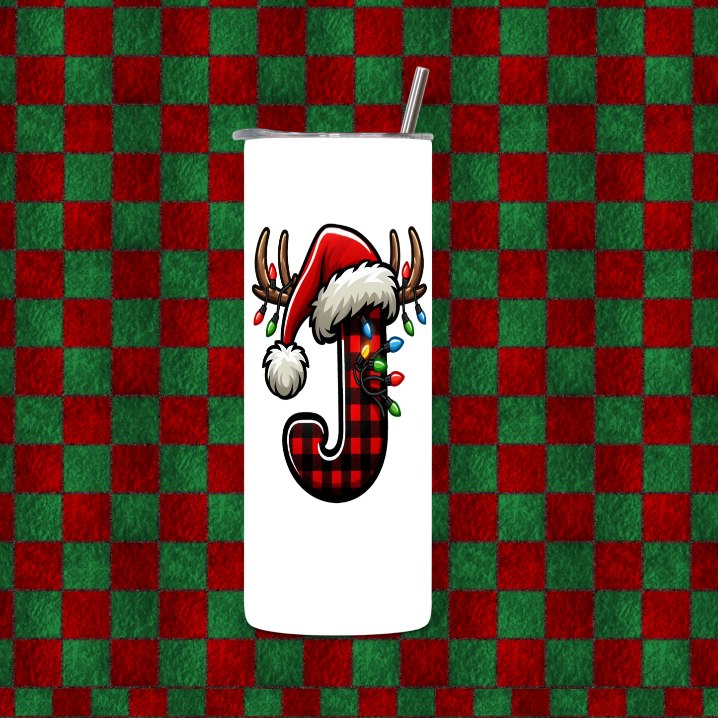 CHRISTMAS ALPHEBET TUMBLER
