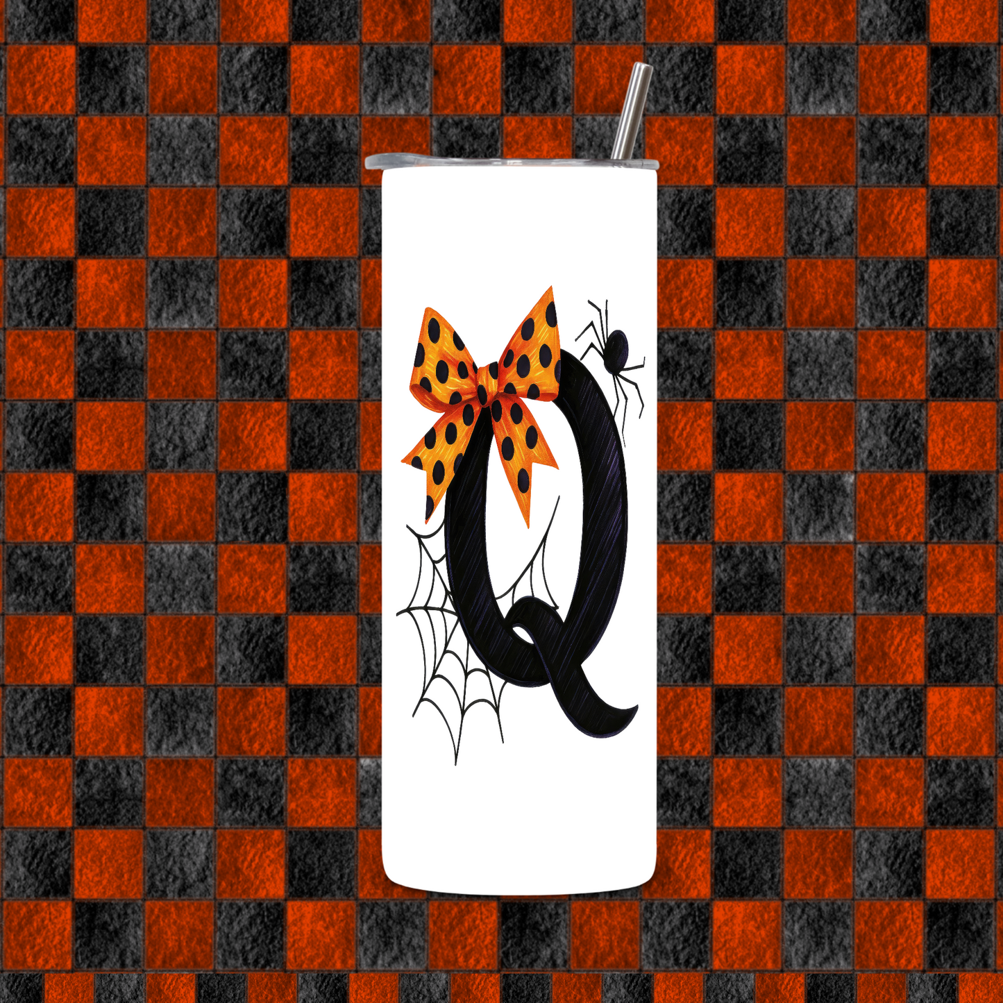 HALLOWEEN ALPHEBET TUMBLER