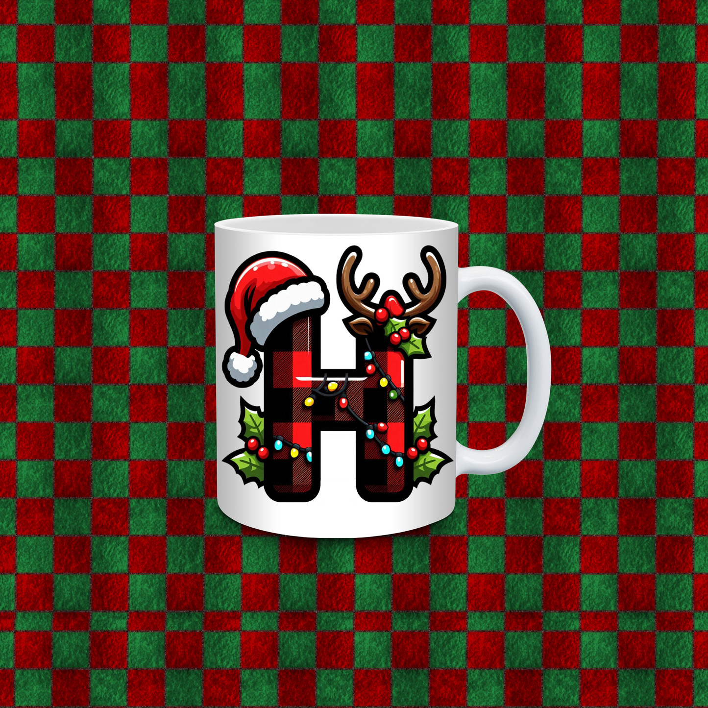 CHRISTMAS ALPHEBET COFFEE CUP