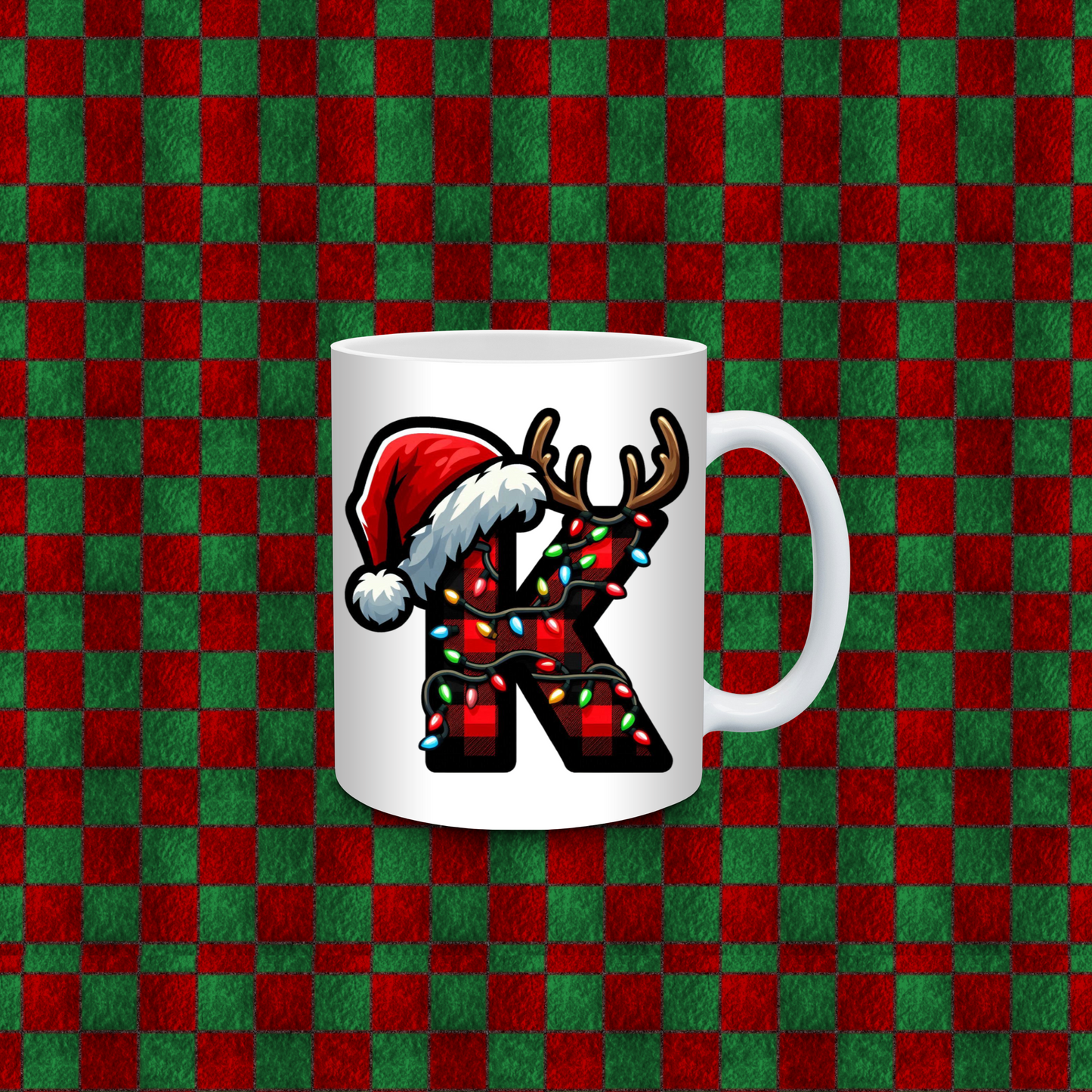 CHRISTMAS ALPHEBET COFFEE CUP