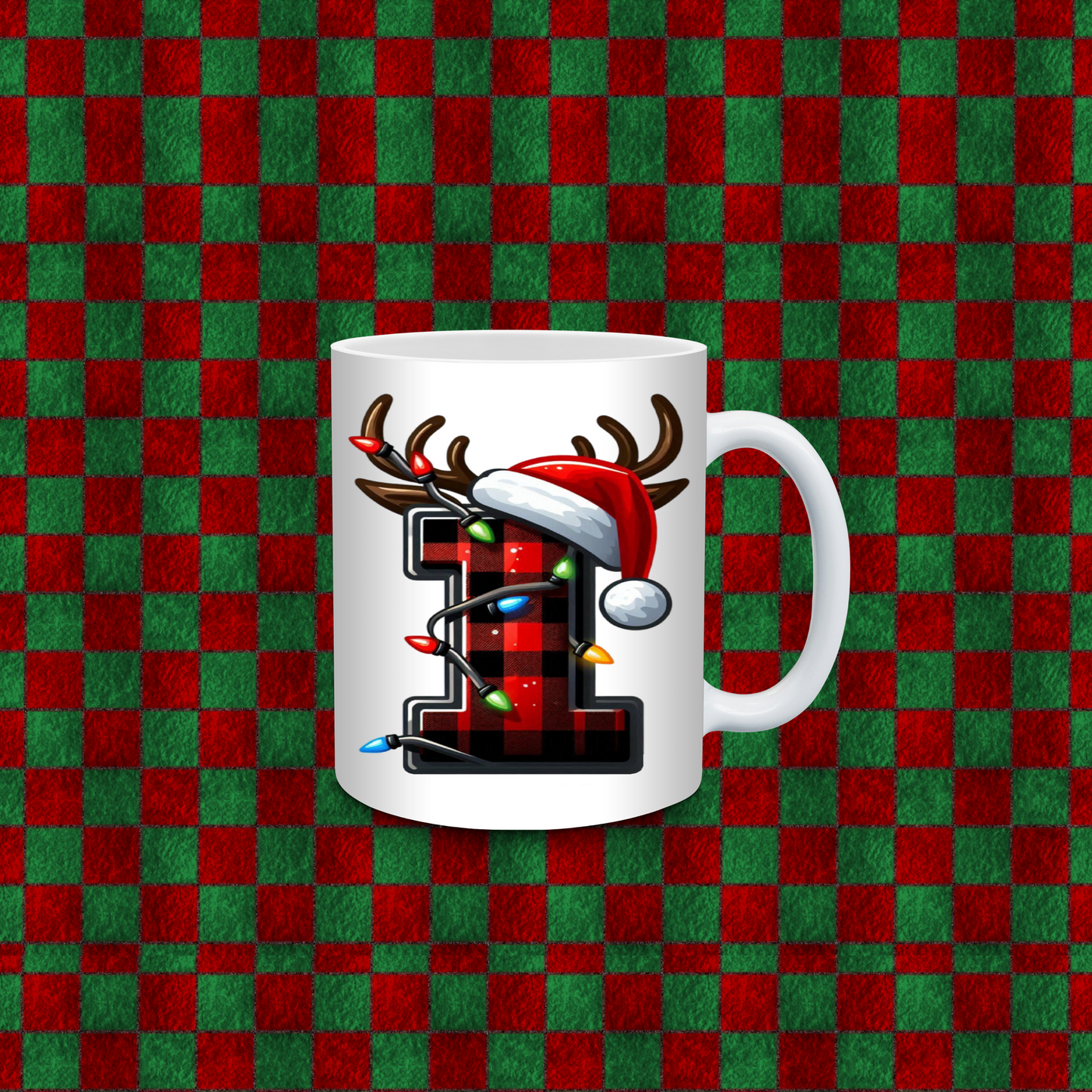 CHRISTMAS ALPHEBET COFFEE CUP
