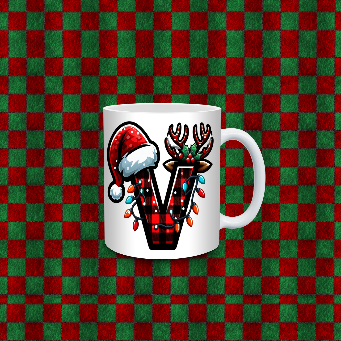 CHRISTMAS ALPHEBET COFFEE CUP