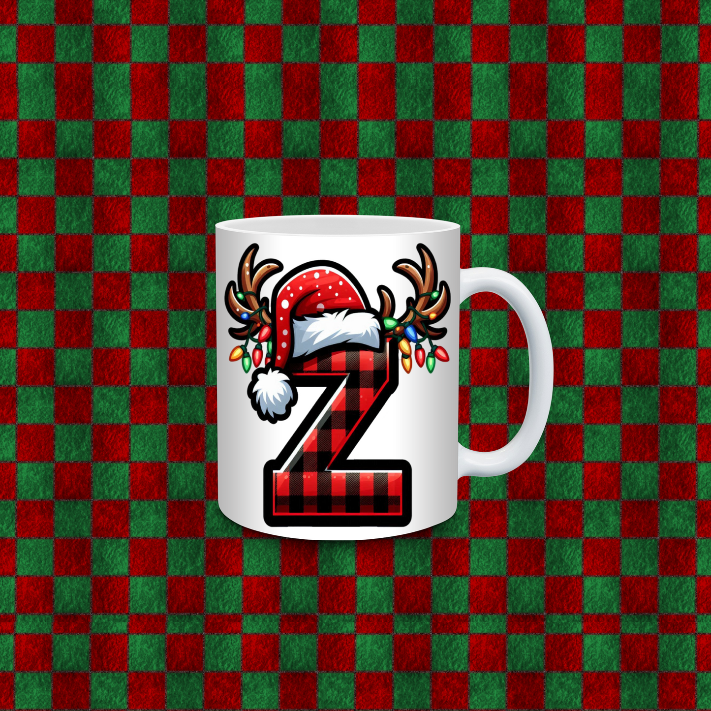 CHRISTMAS ALPHEBET COFFEE CUP