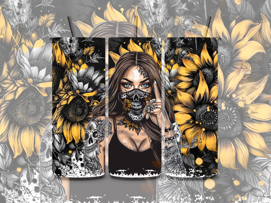 SUNFLOWER WITH GIRL