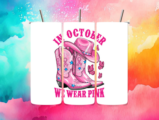 IN OCTOBER WE WEAR PINK