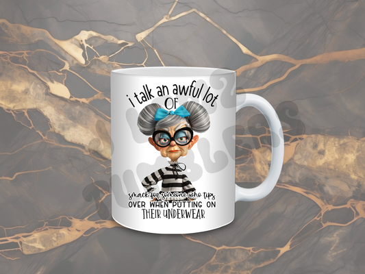 I TALK AN AWFUL ALOT