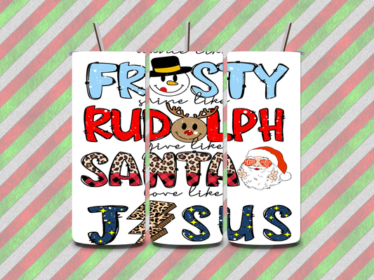 FROSTY RUDOLPH SANTA JESUS